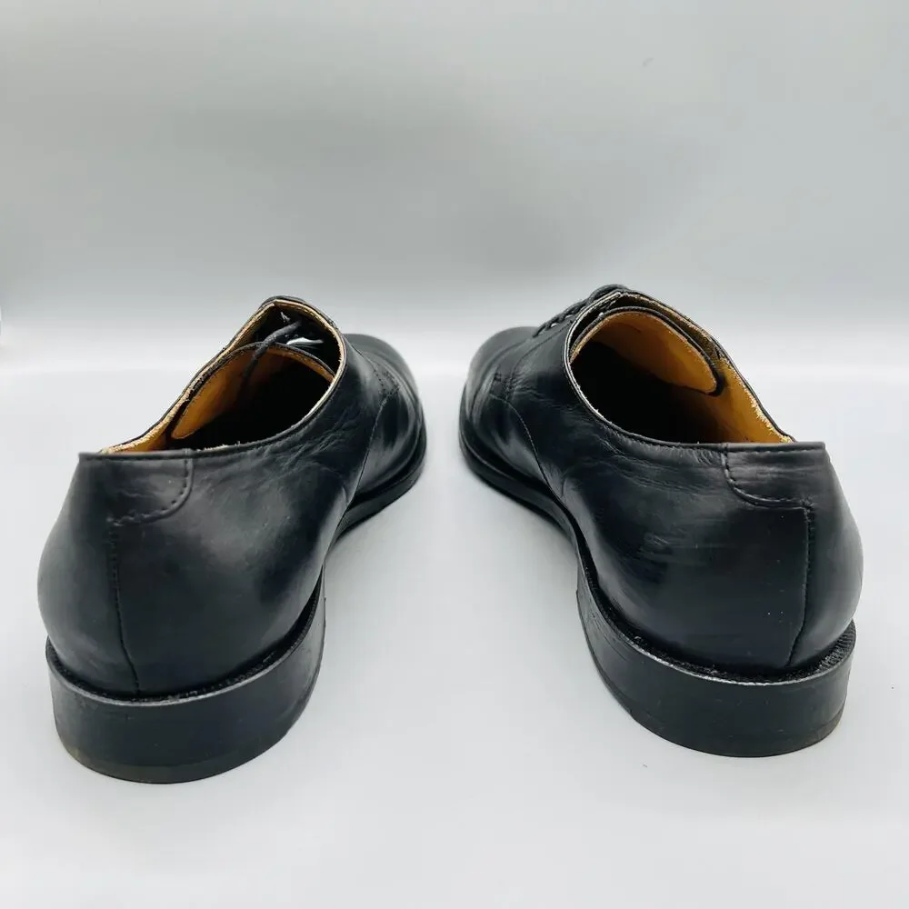 Cole Haan Shoes Mens 13 Black Leather Grand OS Derby Oxford Dress Round Toe